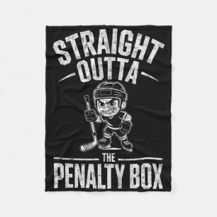 Eishockey-Torwart Spieler Junge Straight Outta The Fleecedecke