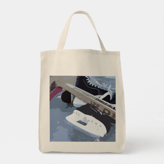 Eishockey Tote Bag Tragetasche (Rückseite)