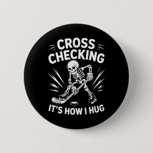Eishockey-Trainer Spieler, Cross Checking So Mache Button
