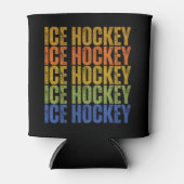 Eishockey-Typografie Dosenkühler (Vorderseite)