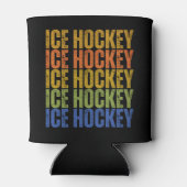 Eishockey-Typografie Dosenkühler (Rückseite)