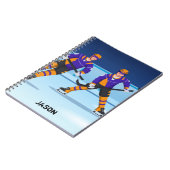 Eishockey-Uni-Rollenspiel Notizblock (Linke Seite)