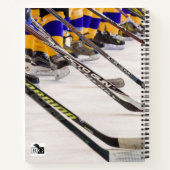 Eishockey-Uni-Rollenspiel Notizblock (Rückseite)