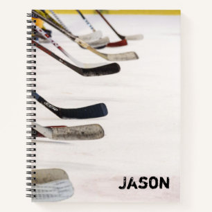 Eishockey-Uni-Rollenspiel Notizblock