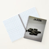 Eishockey-Uni Ruled School Notebook Notizblock (Innenseite)