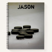 Eishockey-Uni Ruled School Notebook Notizblock (Vorderseite)