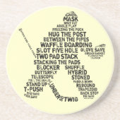 Eishockey-Untersetzer Sandstein Untersetzer (Vorne)