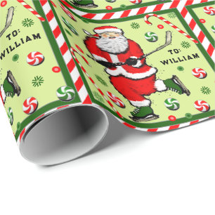 Eishockey-Urlaubsgeschenk Geschenkpapier