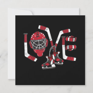 Eishockey Valentinstag Liebe Süßes Geschenk Jungen Einladung