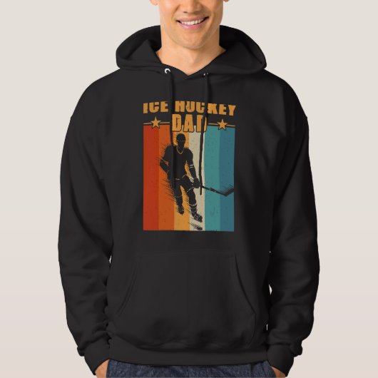 Eishockey-Vater Hoodie (Vorderseite)