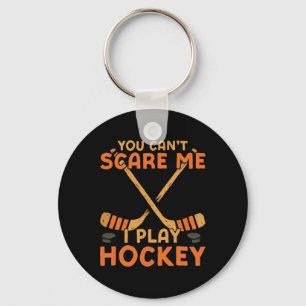 Eishockey Vintage Du kannst mich nicht erschrecken Schlüsselanhänger