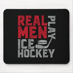 Eishockey Vintage Echte Männer spielen Eishockey ( Mousepad
