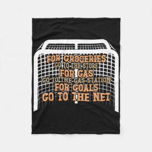 Eishockey Vintage Für Lebensmittel Gehen Sie In De Fleecedecke
