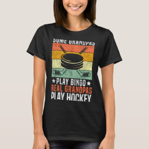 Eishockey Vintage Opa Retro Einige Großväter T-Shirt