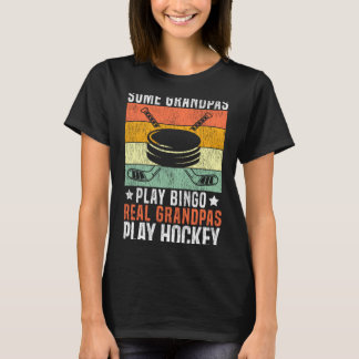 Eishockey Vintage Opa Retro Einige Großväter T-Shirt