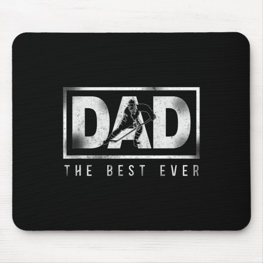 Eishockey Vintage Papa Mousepad (Vorne)