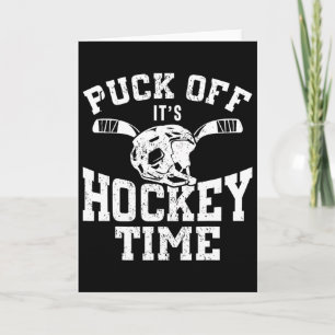 Eishockey Vintage Wortspiel Puck Aus Es Ist Hockey Karte