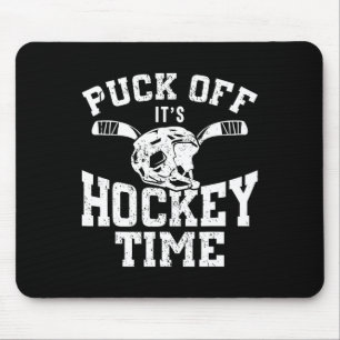 Eishockey Vintage Wortspiel Puck Aus Es Ist Hockey Mousepad