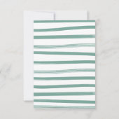 Eishockey-Wäscheleine Bücher für das Baby Einladung (Rückseite)