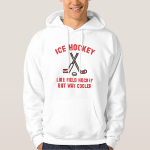 Eishockey-Weg Cooler Hoodie