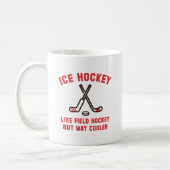 Eishockey-Weg Cooler Kaffeetasse (Links)