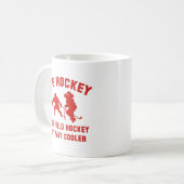 Eishockey-Weg Cooler Kaffeetasse (Vorderseite Links)