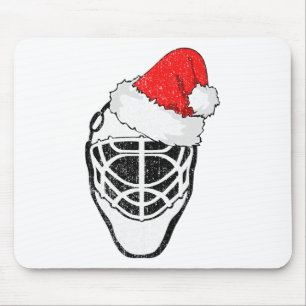 Eishockey Weihnachten Lustiger Torwart Weihnachtsm Mousepad