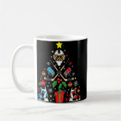 Eishockey Weihnachtsbaum Ornaments Spaß Weihnachte Kaffeetasse (Links)