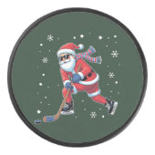 Eishockey Weihnachtsfeier Eissportteam Eishockey Puck (Vorderseite)