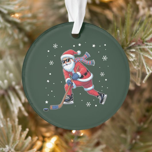 Eishockey Weihnachtsfeier Eissportteam Ornament (Baum)