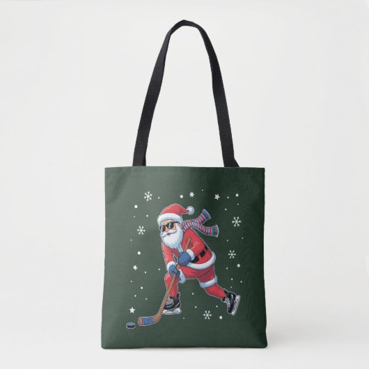 Eishockey Weihnachtsfeier Eissportteam Tasche (Vorderseite)