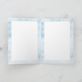 Eishockey Weihnachtskarte - Blue Eis Sticks Puck Karte (Innenseite)