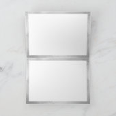 Eishockey Weihnachtskarte - Roter Funken & Silber Karte (Innenseite)