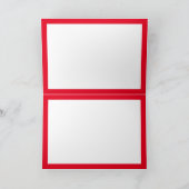 Eishockey Weihnachtskarte - schwarz-rot-goalie Karte (Innenseite)