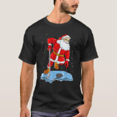 Eishockey Weihnachtsmannschaft Weihnachtsmannschaf T-Shirt (Vorderseite)