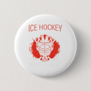 Eishockey, weil Mord falsch ist Eishockey spielen Button
