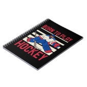 Eishockey Wintersport Notizblock (Linke Seite)