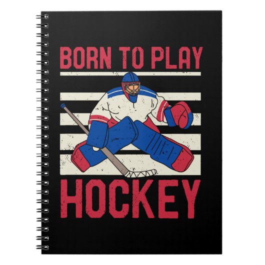 Eishockey Wintersport Notizblock (Vorderseite)
