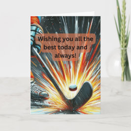 Eishockey wünscht Slapshot! Karte