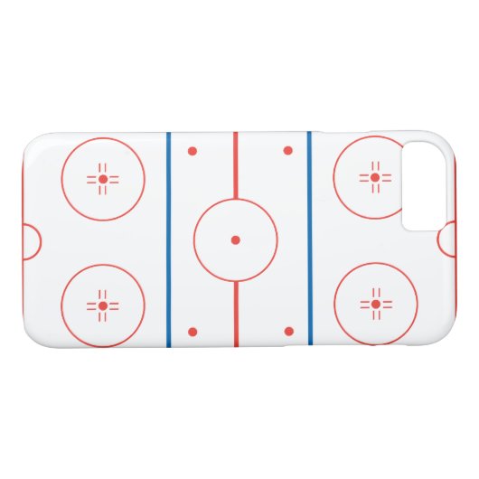 Eishockeybahn Case-Mate iPhone Hülle (Rückseite (Horizontal))