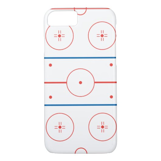 Eishockeybahn Case-Mate iPhone Hülle (Rückseite)