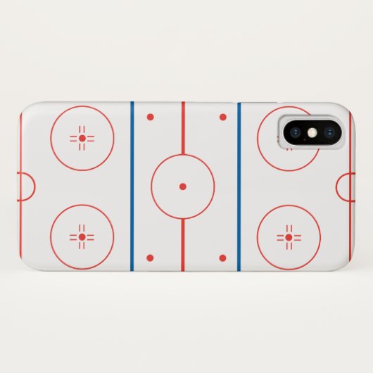 Eishockeybahn Case-Mate iPhone Hülle (Rückseite (Horizontal))