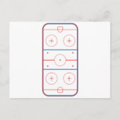 Eishockeybahn Postkarte (Vorderseite)