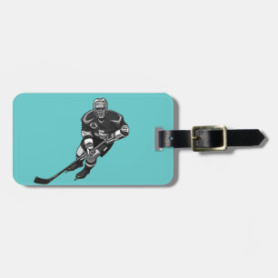 Eishockeydesignmarken Gepäckanhänger