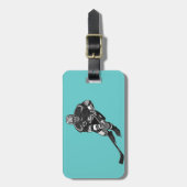 Eishockeydesignmarken Gepäckanhänger (Vorderseite vertikal)