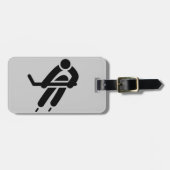 Eishockeydesignmarken Gepäckanhänger (Vorderseite horizontal)