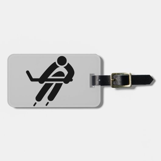 Eishockeydesignmarken Gepäckanhänger (Vorderseite horizontal)