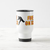 Eishockeyfeuer Reisebecher (Mittel)