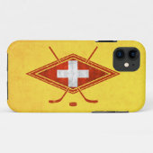 Eishockeyflagge Case-Mate iPhone Hülle (Rückseite (Horizontal))