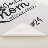 Eishockeygoalie Mama Zahnraddecke grau Sherpadecke (3/4)